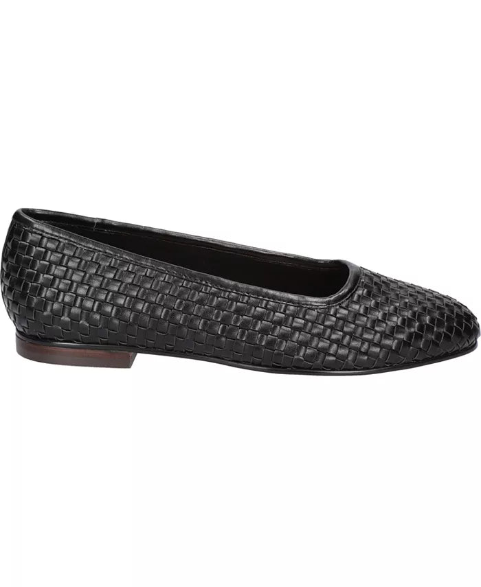 Bella Vita Women Kimiko Leather (Black Woven) 51-2551