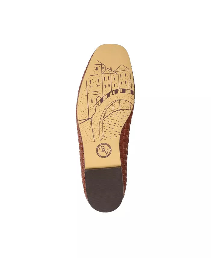 Bella Vita Women Kimiko Leather (Black Woven) 51-2551