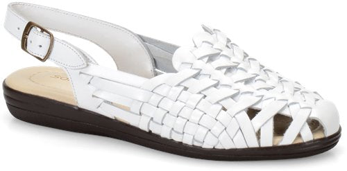 Soft Spot Tobago 953504 (White Leather) - Simply Wide