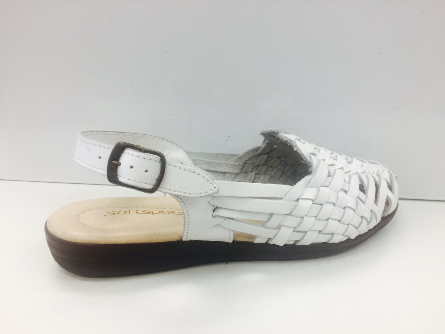 Soft Spot Tobago 953504 (White Leather) - Simply Wide