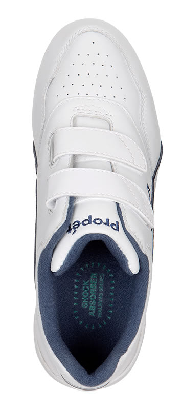 Propet Tour Walker Strap W3902 (White/Blue)