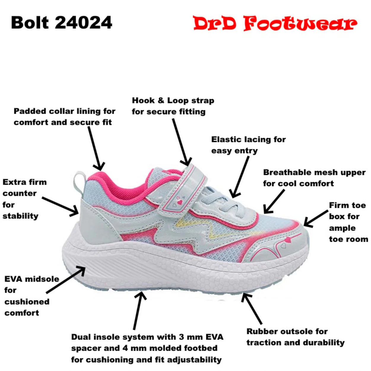 DrD Kid Bolt Sneaker (Multi)