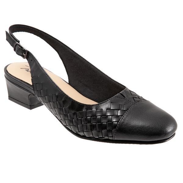 Trotters Dea Woven (Black Woven) T2168