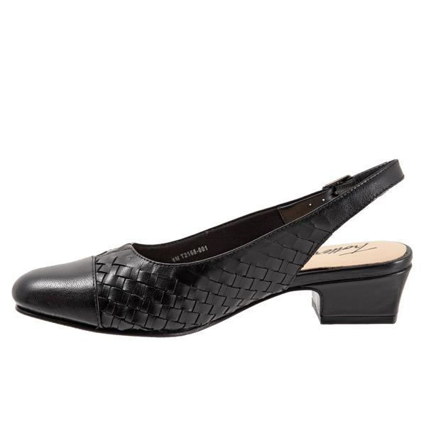 Trotters Dea Woven (Black Woven) T2168