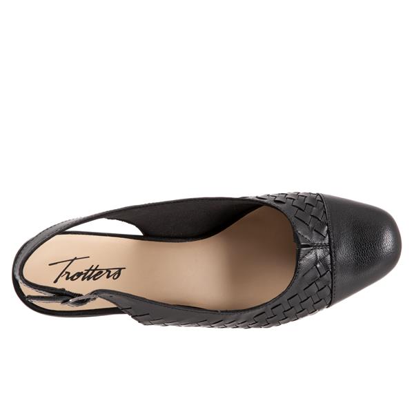 Trotters Dea Woven (Black Woven) T2168