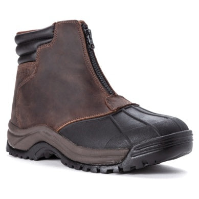 Propet Men Blizzard Mid Zip M3792 (Black/Brown)