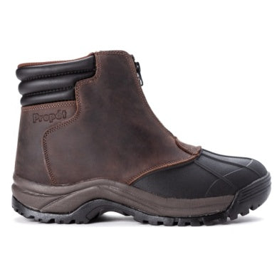 Propet Men Blizzard Mid Zip M3792 (Black/Brown)