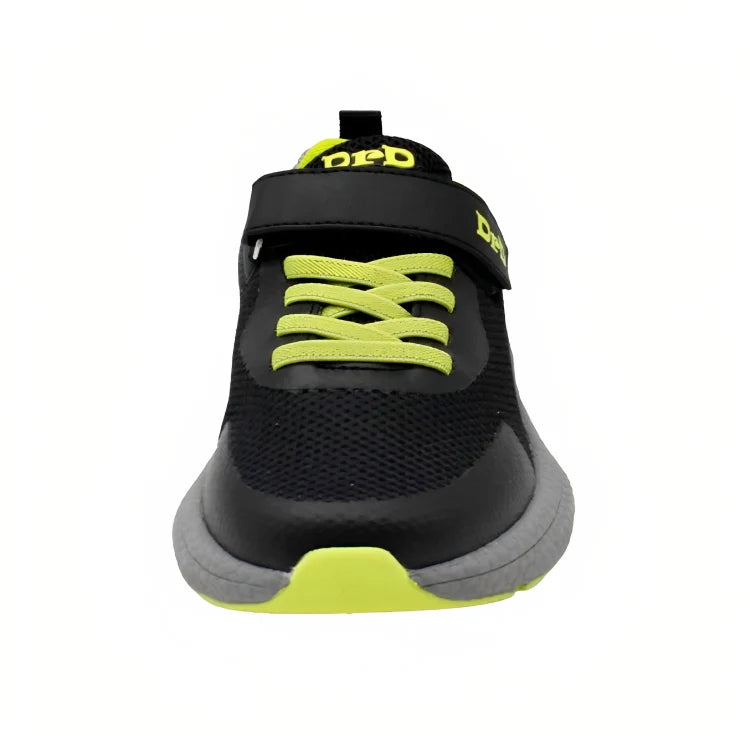 DrD Kid Turbo Sneaker (Black/Lime)