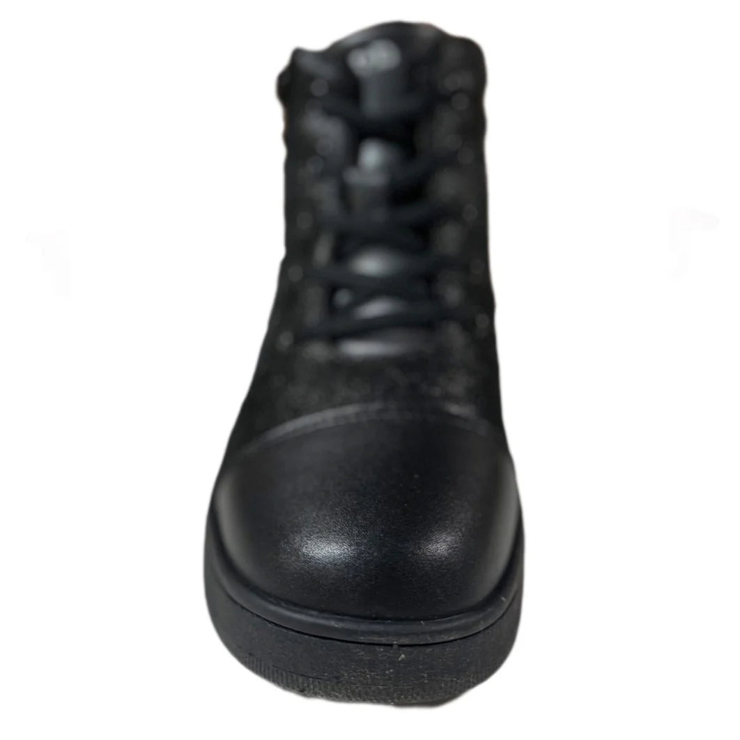 DrD Kid Rodeo High Top Sneaker (Black Sparkle)