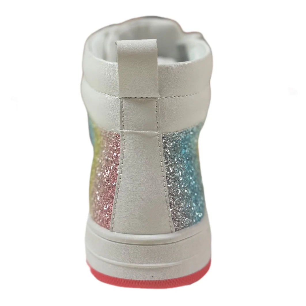 DrD Kid Rodeo High Top Sneaker (Multi Sparkle)