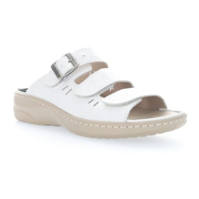 Propet Women Breezy Walker Slide (White)