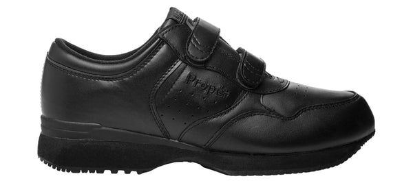 Propet Men LifeWalker Strap M3705 (Black) – Wide Shoes/Simplywide.com