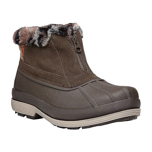Lumi Ankle Zip WBX012S (Brown)