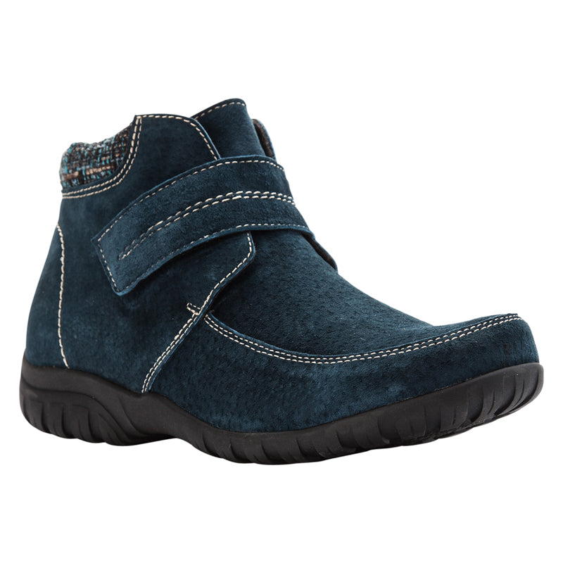 Propet Delaney Strap WFV003S Navy Wide Shoes Simplywide